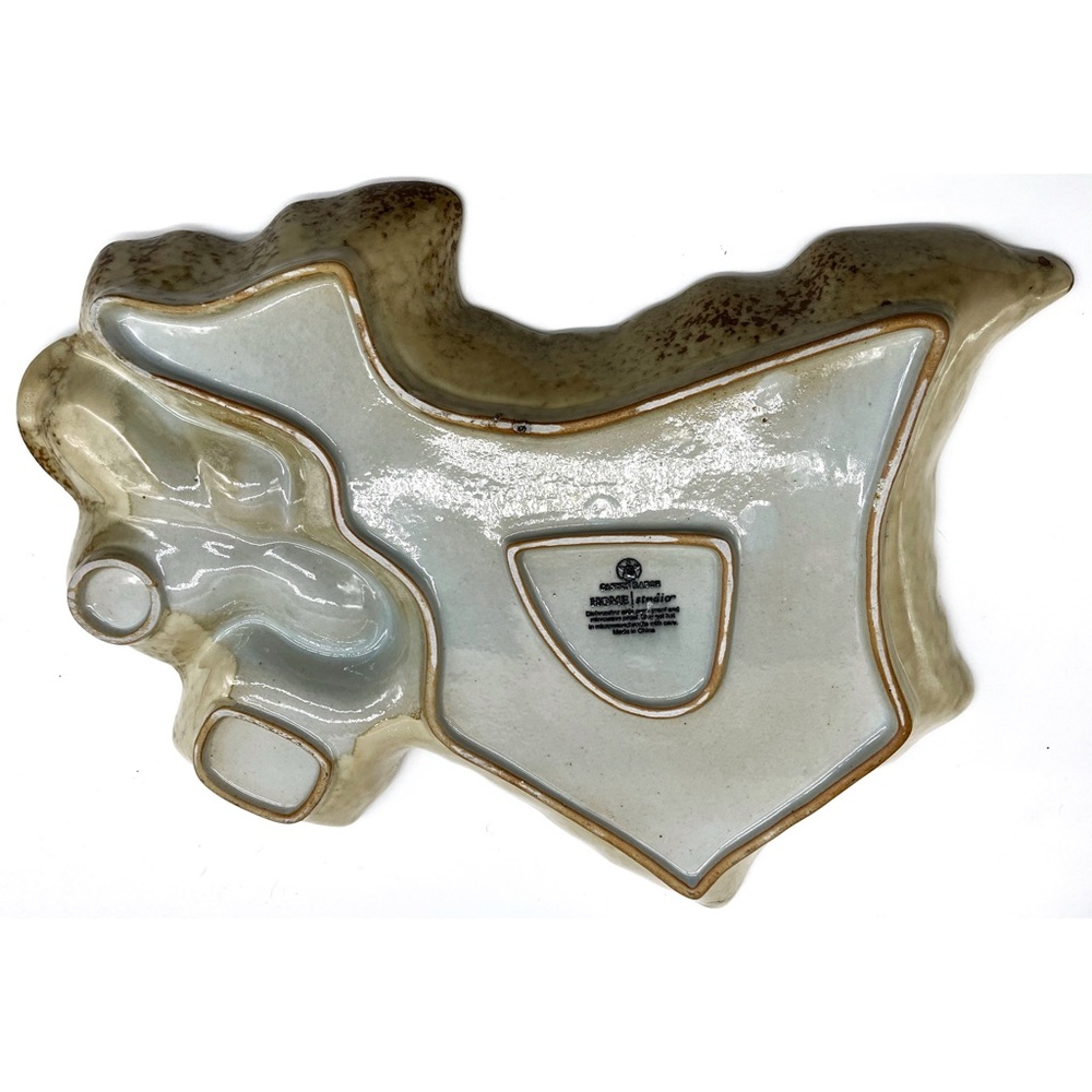 Homestudio Canyon Ranch Nacho Dip Serving Platter Texas State Homestead Tray - Picture 3 of 5